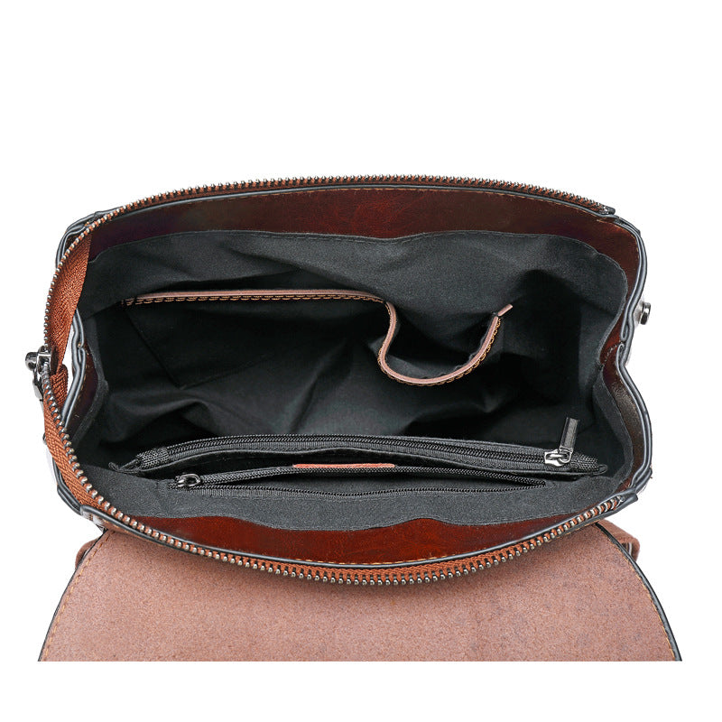 Wholesale Cowhide Genuine Leather Backpack